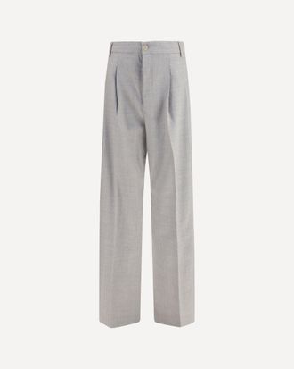 Laneus Wide-leg wool Pants Male 46