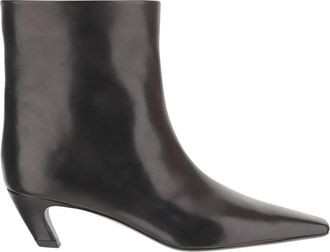 Khaite Arizona Ankle Boot - female - Khaite - Heeled Boots - Black - 5 1/2 UK - Shoes