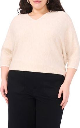 Vince Camuto Tipped Dolman Sleeve Sweater in Malted at Nordstrom Rack, Size 2X