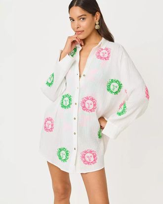 Lilly Pulitzer Kwitney Long Sleeve Cover-Up