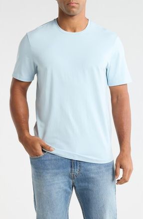 Open Edit Crewneck Stretch Cotton T-Shirt in Blue Winter at Nordstrom, Size Xx-Large