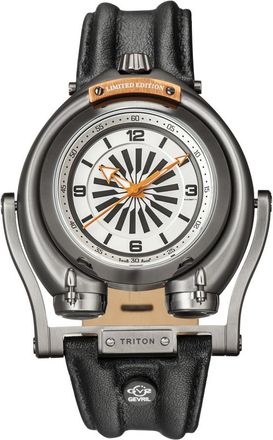 Gevril Group Triton White Dial Mens Watch 3404S
