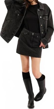 Daze Stash Mini Skirt In Starlit Night