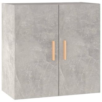 vidaXL Vidaxl - Armario De Pared Madera Contrachapada Gris Hormig&oacute;n 60x30x60 Cm