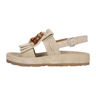 Stefano Lauran 7014C Sandalen - Dames - Schoenen - Beige - Maat: 40 EU Su&egrave;de