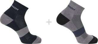 Salomon Evasion Ankle 2-Pack Multifunktionssocken - Unisex | grau