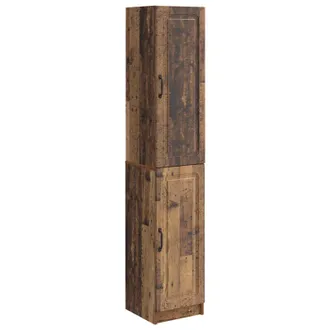 vidaXL Juego De Armarios 2 Uds. Madera Envejecida Madera De Ingenier&iacute;a Vidaxl