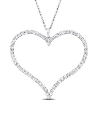 Rina Limor 14K 3.30 Ct. Tw. Diamond Jeart Pendant