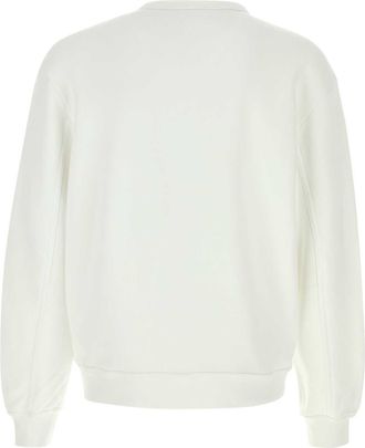 Kenzo Mens Flower Sweatshirt White Cotton Sweater