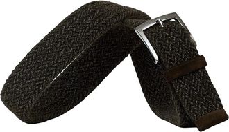 Orciani Elast Wool Belt 3-5 cm - Heren - Riemen - Bruin - 85 CM - Wol - Accessoires