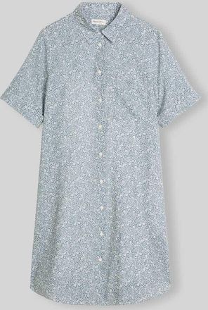 Marc O'Polo Loose Fit Freizeitkleid aus reiner Baumwolle in Mint, Gr&ouml;&szlig;e 34
