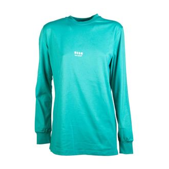 Msgm Mujer, Sudaderas, Azul, Talla: M