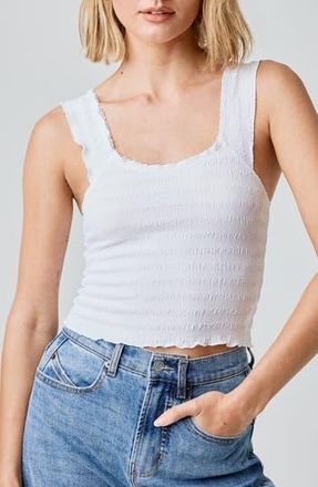 Florence By Mills Lettuce Edge Tank in Bright White at Nordstrom Rack, Size Xx-Large