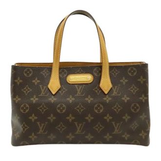 Louis Vuitton Pre-owned Tote Bags, female, Brown, Size: ONE SIZE Pre-owned Monogram Wilshire PM Tote Bag