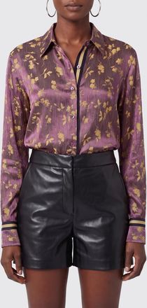 Dries Van Noten Floral-Print Long-Sleeved Satin Shirt