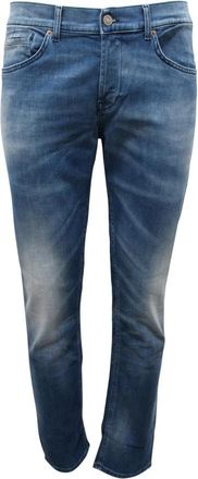 Dondup George Skinny Fit Jeans - Heren - Slim Fit Jeans - Blauw - W29 - Katoen - Jeans