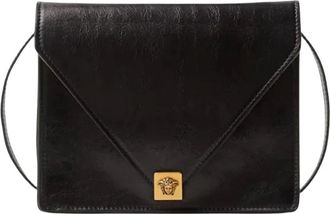 Versace Cross Body Bags, female, Black, Size: ONE SIZE Severine Leather Mini Bag