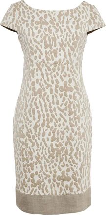 Max Mara Abito corto con maniche ad aletta Pre-owned - Toni neutri