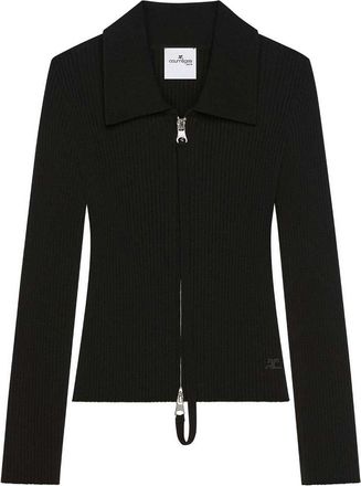 Courrèges Zip cardigan