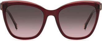 Carolina Herrera HER 0188/S C8C/M2 Womens Sunglasses Red Size 55