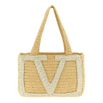 Valentino Garavani Viva Superstar Medium Shopping Bag - female - Valentino Garavani - Shopping Bags - Beige - ONE SIZE - Bags