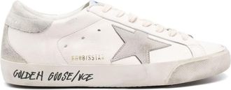 Golden Goose Grey Super-Star Sneakers