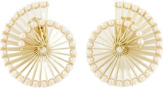 Paco Rabanne Orecchini con perle sintetiche - Oro