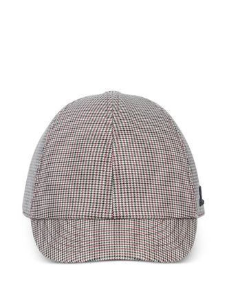 Courr&egrave;ges Cappello con motivo pied de poule - Toni neutri