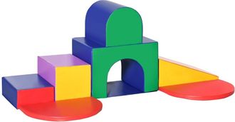 HOMCOM Bloques de espuma 170x130x40 cm multicolor