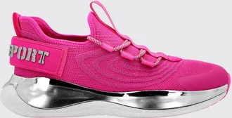 Plein Sport Sneakers Runner in jersey di viscosa con suola dentellata
