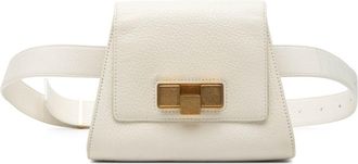 Bottega Veneta White Leather Sling Bag (Pre-Owned)