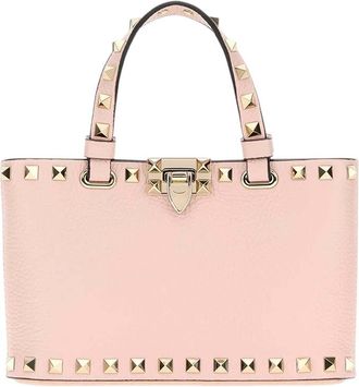 Valentino Garavani Light Pink Rockstud Mini Satchel