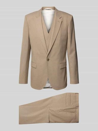 HUGO BOSS Slim Fit Anzug mit Woll-Anteil Modell Arti/Hesten242V1X in Hellbraun, Gr&ouml;&szlig;e 46