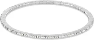Bony Levy 18K Gold Bardot Diamond Stretch Bracelet in 18K White Gold/diamond at Nordstrom, Size Medium