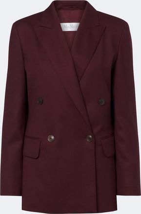 Max Mara Double-breasted wool-blend blazer