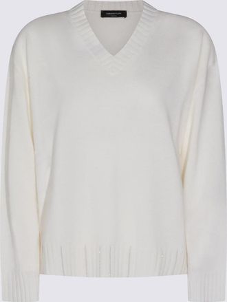 Fabiana Filippi White Cotton Knitwear