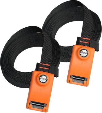 OEM Correa De Sujeci&oacute;n Con Cierre De Seguridad De 3 M X 25 Mm Con 3 Cables De Acero Inoxidable Para Evitar Robos