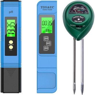 OEM Kit De Prueba 3 En 1 Para Agua Y Suelo, Azul/verde