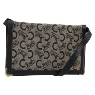 Celine Pre-owned Cross Body Bags, female, Multicolor, Size: ONE SIZE Pre-owned Vintage Canvas Shoulder Bag