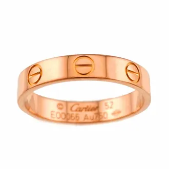 Cartier Pink Gold Pink Gold (18K) Band Ring (Pre-Owned)