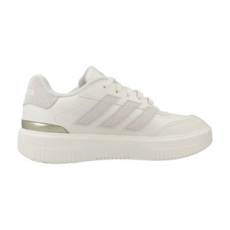 adidas Courtblock Bold Sneakers - Dames - Hardloopschoenen - Beige - 37 1/3 EU - Fitness