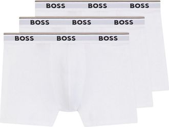 HUGO BOSS Boxershorts met logo voor heren (set van 3) (Wit)