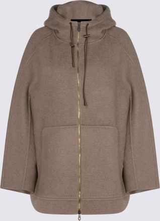 Max Mara Beige Cashmere Gradi Coat