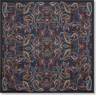 Etro Seidenhalstuch mit Print Paisley Arabesques