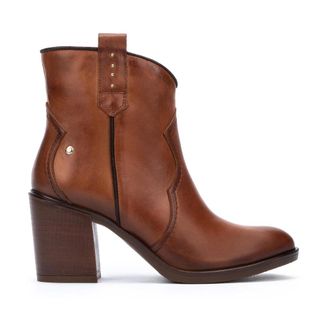 Pikolinos Enkellaarsjes - Dames - Laarzen met Hak - Bruin - 36 EU - Schoenen