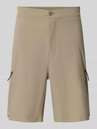 HUGO BOSS Relaxed Fit Cargoshorts mit Label-Schriftzug Modell GLOBE CARGO in Hellgruen, Gr&ouml;&szlig;e 46