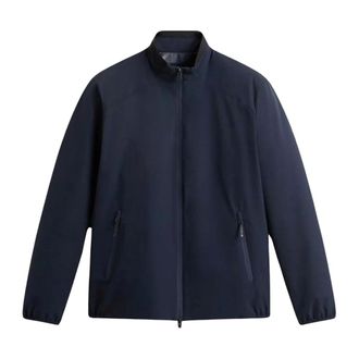 Woolrich Heren, Jassen, Blauw, Maat: XL Wol