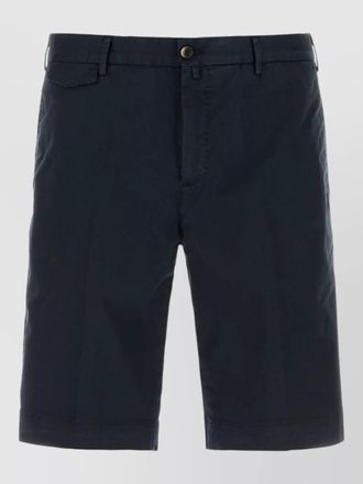 Pantaloni Torino stretch cotton bermuda shorts belt loops