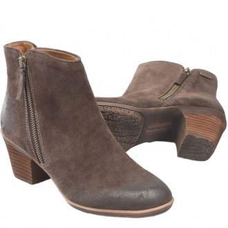 COMFORTIVA Womens Barras Waterproof Bootie In Lince Dark Brown