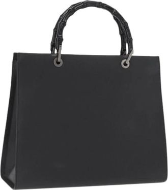 Gucci Pre-owned Handbags, female, Black, Size: ONE SIZE Pre-owned Vintage Leather Handbag